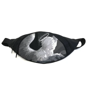 Сумка бананка Євангеліон Evangelion (GB Evan 043) Gear Bag чорна
