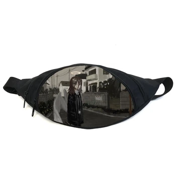 Сумка бананка Людина бензопила Chainsaw Man (GB СwM 035) Gear Bag чорна