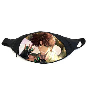 Поясная сумка бананка Невероятные приключения Джоджо JoJo Bizarre Adventure (GB Jojo 029) Gear Bag черная
