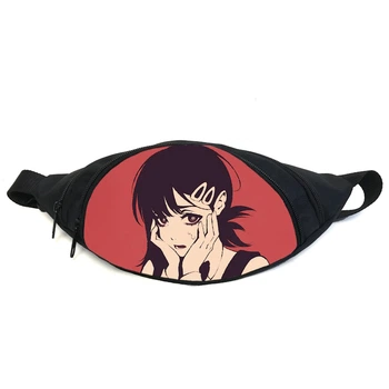 Поясная сумка бананка Человек бензопила Chainsaw Man (GB СwM 03) Gear Bag черная