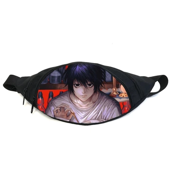 Сумка бананка Зошит смерті Death Note (GB DN 017) Gear Bag чорна