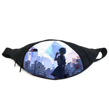 Сумка бананка Євангеліон Evangelion (GB Evan 018) Gear Bag чорна