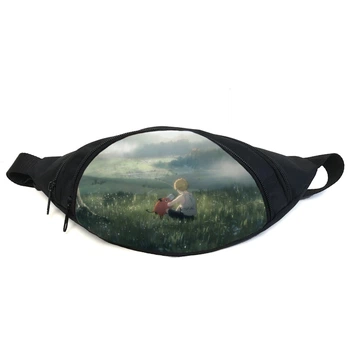 Поясная сумка бананка Человек бензопила Chainsaw Man (GB СwM 029) Gear Bag черная