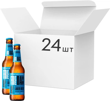 FREE DAMM світле фільтроване 0,25 л × 24
