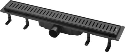 Трап для душу лінійний KRONER KRP Harz SCH60 Sektion Schwarz