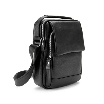 Месенджер шкіряний з ручкою Tiding Bag A25F-FL-9747A