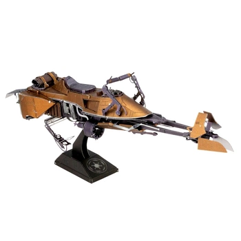 Металлический конструктор 3Д Metal Earth - Star Wars - Classic Speeder Bike, MMS414