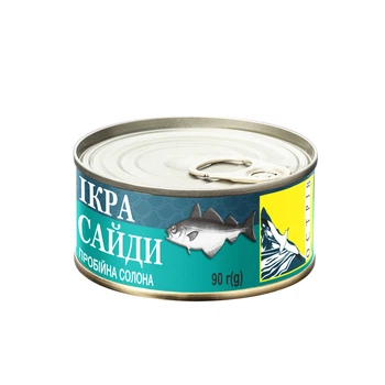 Икра Сайды Остров 90 г в жестяной банке