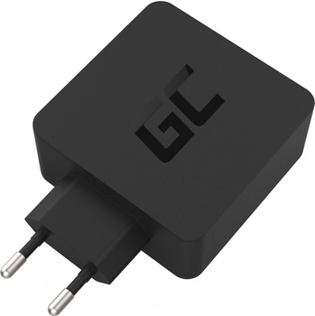 Ładowarka sieciowa Green Cell Charger USB-C Power Delivery USB3.0 Quick Charge 45W Czarna (5903317222194)