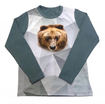 Кофта для хлопчика бірюзова "Ведмідь" ArDoMi 122 см(6-7р) (13344)
