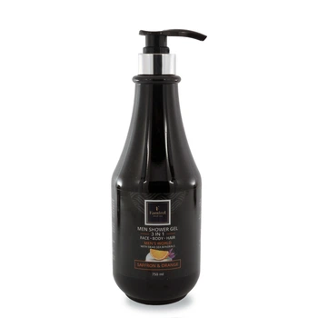 Шампунь - Гель для душа для мужчин 3 в 1 Шафран и апельсин Famirel Men Shower Gel 3 In 1 Men's World 750 мл