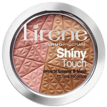 Бронзер із рум'янами Lirene Shiny Touch Mineral Bronzer & Blush мінеральний овальний контур 9 г (5900717699410)