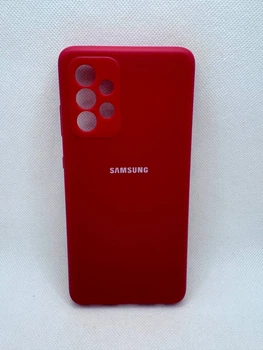 Чохол Silicone Cover Full для Samsung Galaxy A52 Червоний