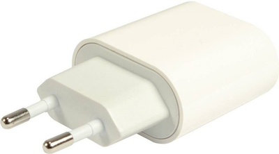 Мережевий зарядний пристрій Inter-Tech PD-1020 USB-C 20 Вт Quick Charge Білий (88882210)