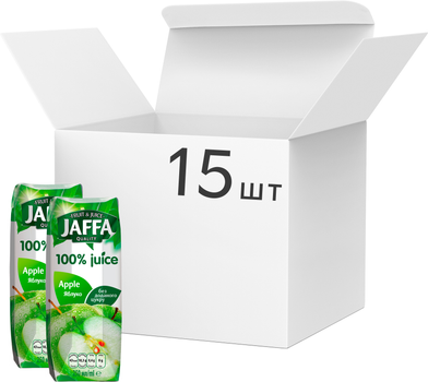 Упаковка сока Jaffa Яблочного 0.25 л х 15 шт (4820264290292)