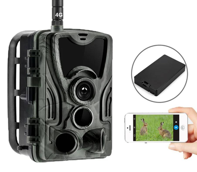 APP / 4G фотоловушка HC801ProLi (5000mAh, 30Mp, Облако, Онлайн видео) (1222)