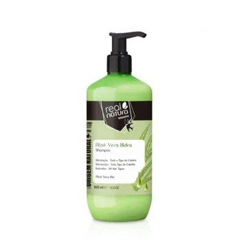 Шампунь для зволоження волосся&nbsp;Real Natura Sem Sal ALOÉ Vera Hidra shampoo 500 мл