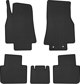 EVA коврики EVAtech в салон авто Mercedes-Benz B-Class (W245) 2005-2011 1 поколение Htb Japan 5 шт Black (MB11479C5MS2RBB)