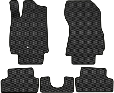 EVA коврики EVAtech в салон авто Mitsubishi Eclipse (4G) Restyling 2008-2011 4 поколения Coupe USA 5 шт Black (MT1803C5AV1RBB)
