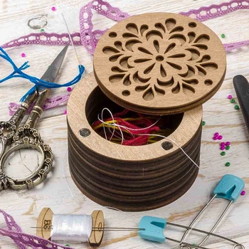 Шкатулка для рукоделия Wonderland Crafts FLZB(N)-012 Мусорничка (7*7*4.5см)