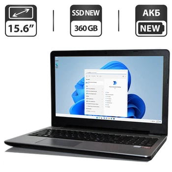 Ноутбук Pegatron D15S PlaidBook / 15.6" (1366x768) TN / Intel Core i5-6200U (2 (4) ядра по 2.3 - 2.8 GHz) / 8 GB DDR3 / 360 GB SSD NEW / Intel HD Graphics 520 / WebCam / АКБ NEW / Windows 11 Pro б/в