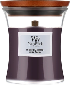 Ароматическая свеча в стакане - WoodWick Hourglass Candle Spiced Blackberry 610g (988166-1281185-2)
