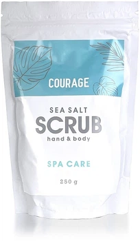 Скраб для тіла сольовий - Courage Spa Care Sea Salt Scrub Hand & Body 250g (250g) (1020199-1351579-2)