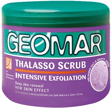 Скраб для тела отшелушивающий с морской солью и семенами винограда Geomar Body Thalasso Intensive Exfoliation 600g (812781-732785-2)