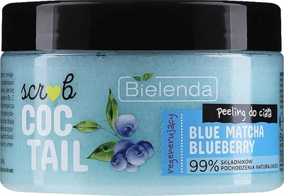 Скраб-пилинг для тела - Bielenda Coctail Body Peeling Blue Matcha Blueberry 350g (994650-1288162-2)