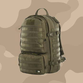 M-Tac тактический рюкзак Trooper Pack Dark Olive / Рюкзак тактический многофункциональный / Военный рюкзак