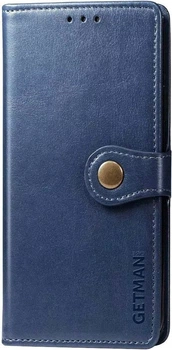 Шкіряний чохол-книжка GETMAN Gallant (PU) для Xiaomi Mi 11 (Синій)
