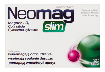 Suplement diety NeoMag Slim 50 tabletek (5902802706263)