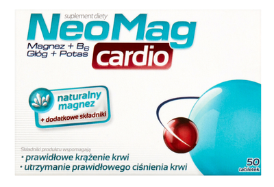 Дієтична добавка NeoMag Cardio 50 таблеток (5908275682271)