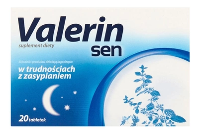 Suplement diety Valerin Sen 20 tabletek (5902020845317)