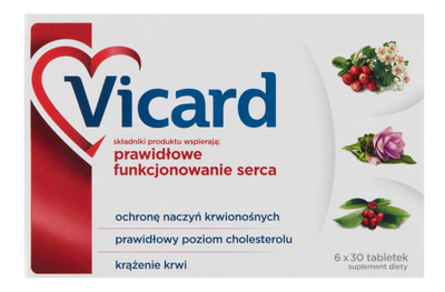 Дієтична добавка Vicard 180 таблеток (5906071009834)