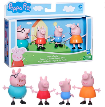 Zestaw Figurek Hasbro Peppa Pig Rodzina Peppa (5010993834624)