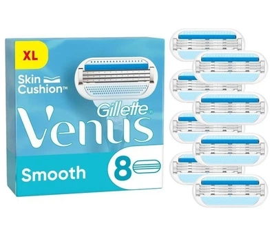 Змінні картриджі для гоління (леза касети) жіночі Gillette Venus Smooth 8 шт