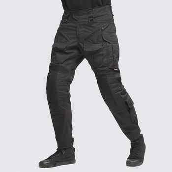 Тактичні штани UATAC Gen 5.4 Black з наколінниками M