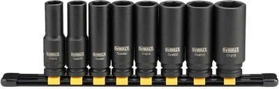 Набор торцевых ударных головок DeWalt 1/2 на 8 предметов DWMT86090-0
