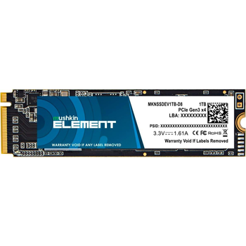Накопичувач SSD Mushkin m.2 NVMe 1TB Element 3D TLC 2000/1600 MB/s (MKNSSDEV1TB-D8)