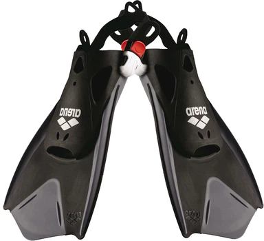 Ласти для плавання Arena Fitness Fin 1E354-055 XS Black-Silver (3468335391281)