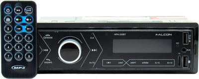 Автомагнитола 1-DIN (Falcon) USB + SD Сard + AUX HPH-200BT Red (HPH-200BT R)