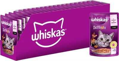 Вологий корм для кішок Whiskas TastyMix Лосось та морква 85 г