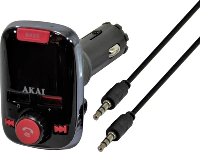 Модулятор MP3 FM (Akai) в прикуриватель FMT-74BT (+ Bluetooth) FMT-74BT