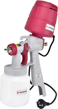Пульверизатор (INTERTOOL) с нижним бачком (метал.) 1.5mm 1000 мл 3,5-7Bar (электрический) (DT-5045)