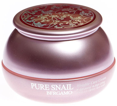 Крем для обличчя Bergamo Pure Snail Wrinkle Care проти зморшок з екстрактом слизу равлика 50 мл (8809180018209)