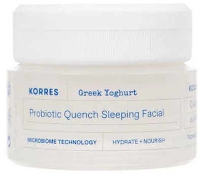 Крем для обличчя Korres Greek Yoghurt поживний нічний 40 мл (5203069106484)