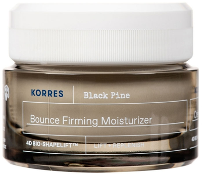 Крем для обличчя Korres Black Pine Bounce Firming Moisturizer укріплюючий денний догляд за сухою та дуже сухою шкірою 40 мл (5203069098215)