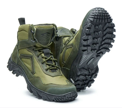 Тактичні зимові черевики "TRT - Tactical Recon Team" в оливі ЗСУ 44 розмір