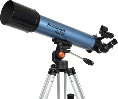 Рефракторний телескоп Celestron Inspire 90 AZ - S з адаптером для смартфона (0050234224055)